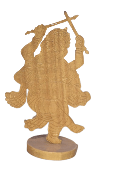 Wooden Ganesh jii view 2