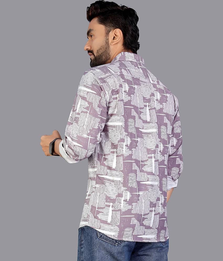 adwynpeter 100% Cotton Regular Fit Printed Full Sleeves Men's Casual Shirt - Multicolor 9 ( Pack of 1 ) view 2