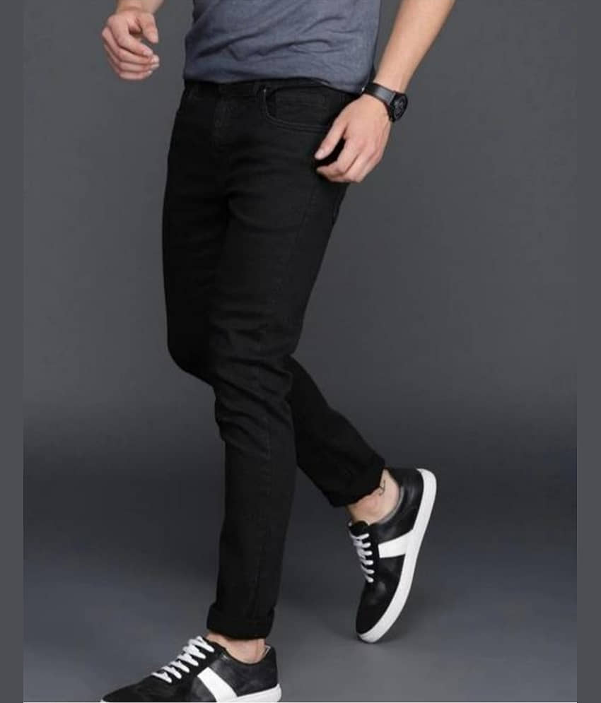 ICONIC ME Pack of 1 Boys Cotton Blend Jeans ( Black ) view 2