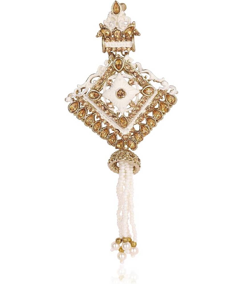 Wedding Groom Mala & Brooch Set for Men view 2