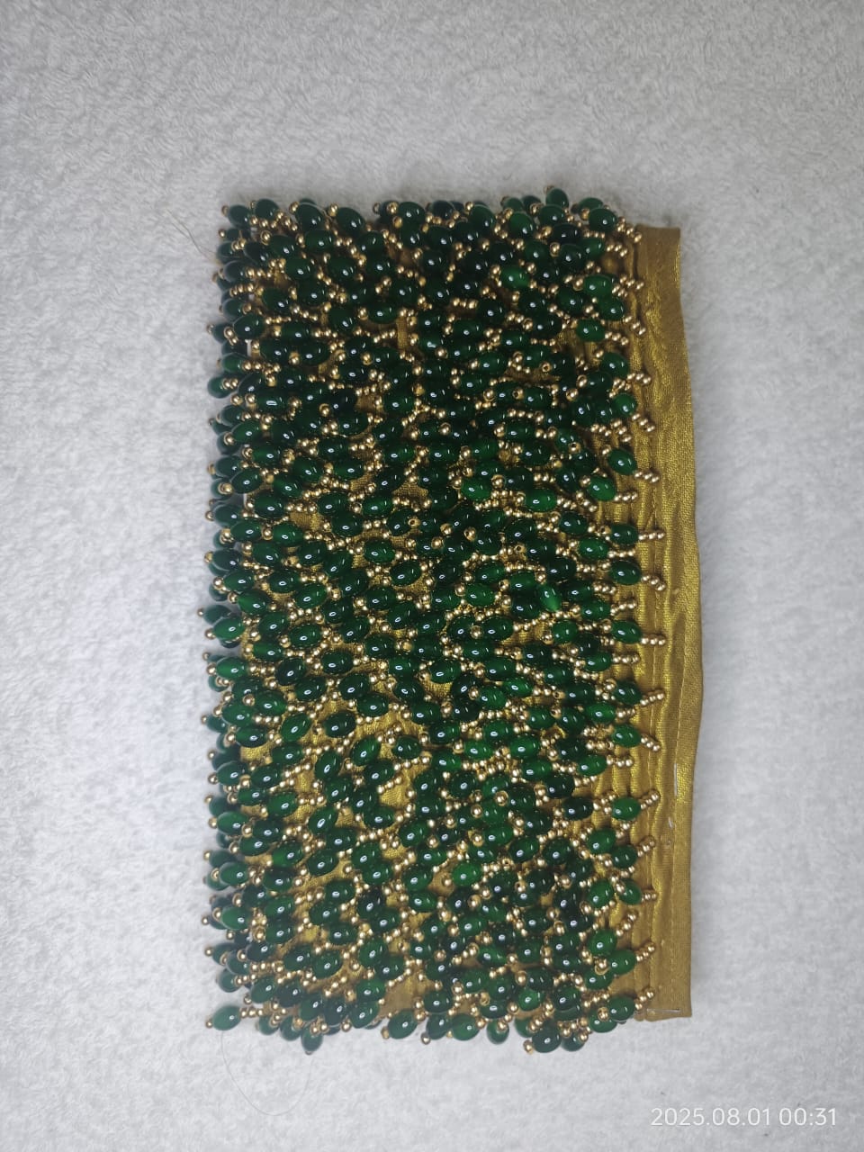 Lace with piping for blouses/Lehengas 9 meter view 2