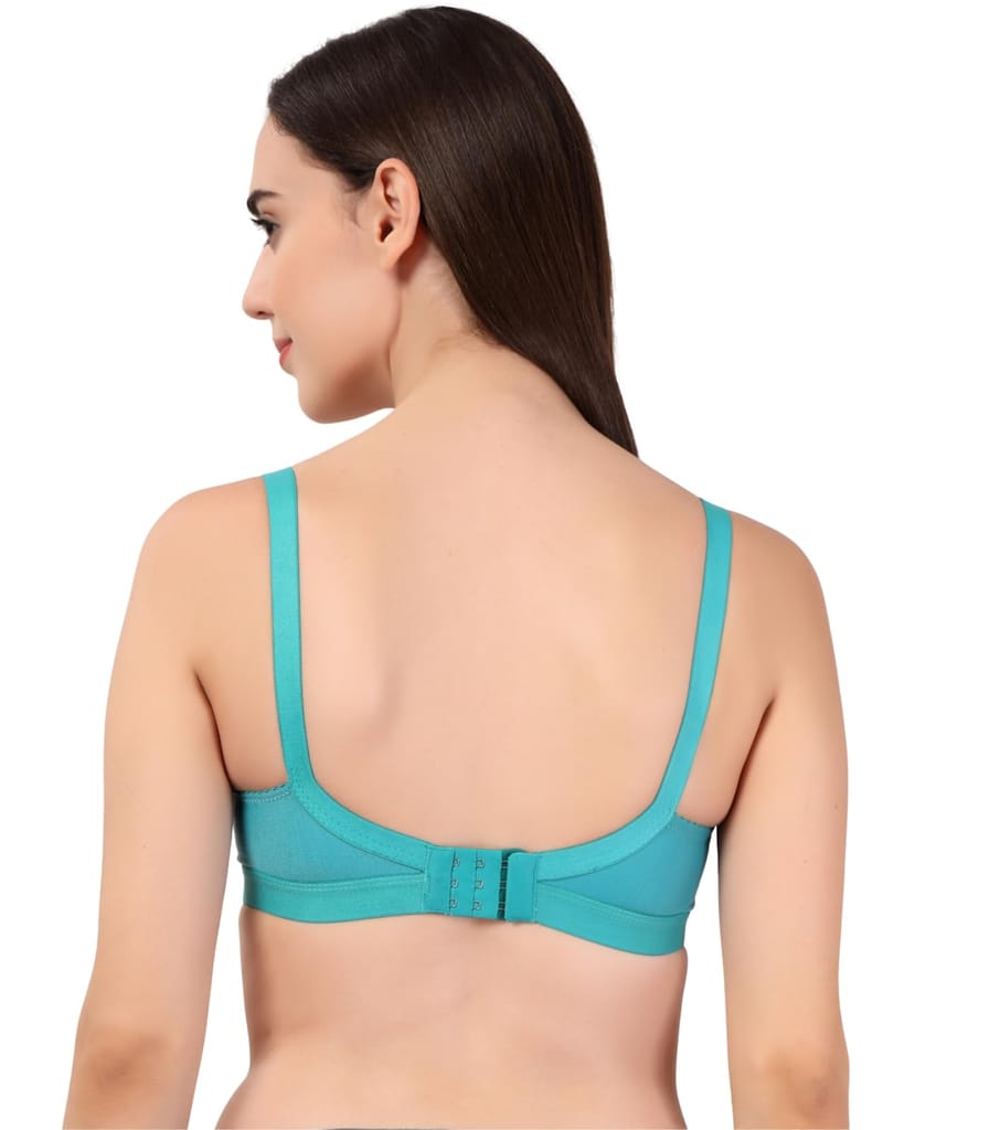 ADORNSTAR Women's Cotton Non-Padded Full Coverage Bra view 2