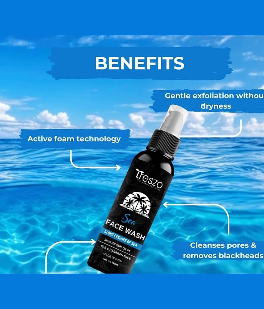 Treszo - Blackheads and Whiteheads Removal Face Wash For All Skin Type ( Pack of 1 ) view 2