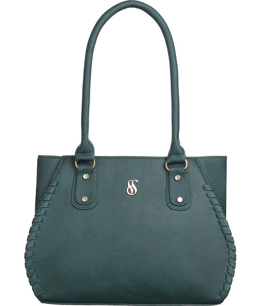 Fostelo - Green PU Shoulder Bag view 2