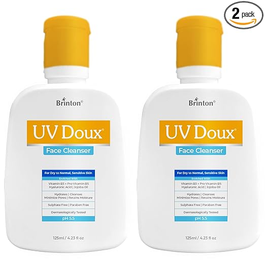 Brinton UV Doux Face Cleanser 125 ml (Pack of 2)