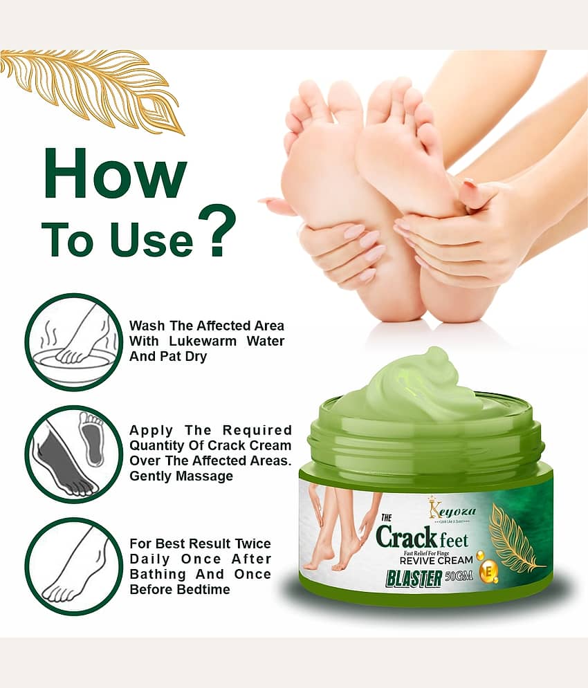 Keyoza Cracked skin repair Cream for All year ( 50 g )