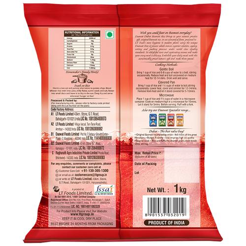 Daawat Dubar Basmati Rice, 1 Kg view 2