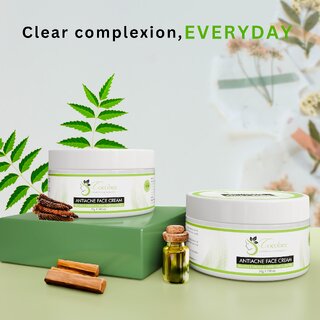 COCOBEE Anti-Acne Face Cream Delicate Smooth Shine Pores Neem for Acne Control Pack of 2 (100g) view 2