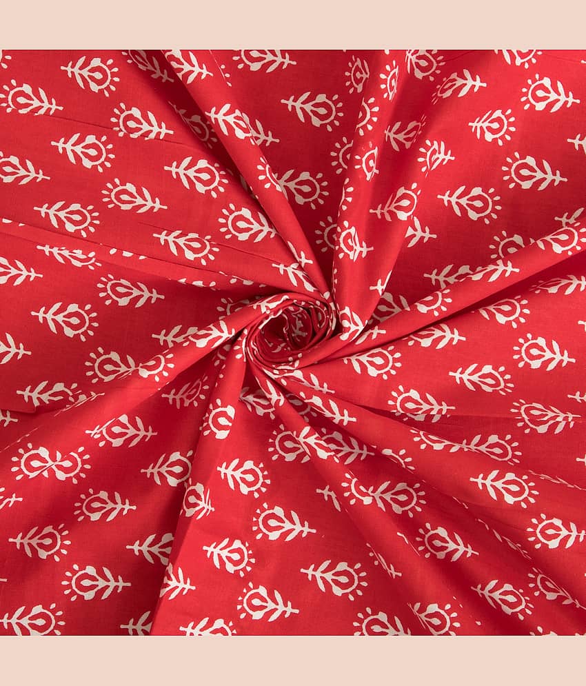 Cosito Cotton 1 Double Bedsheet with 2 Pillow Covers ( Multicolor ) view 2