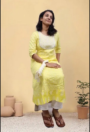 PickCell Premium Handwork Kurti With Bottom & Dupatta view 2