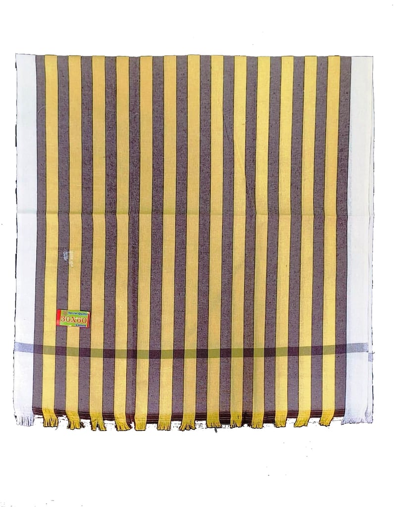 SRINIVASA Special Quality 100% Cotton Towel 30x60 with Stripes view 2