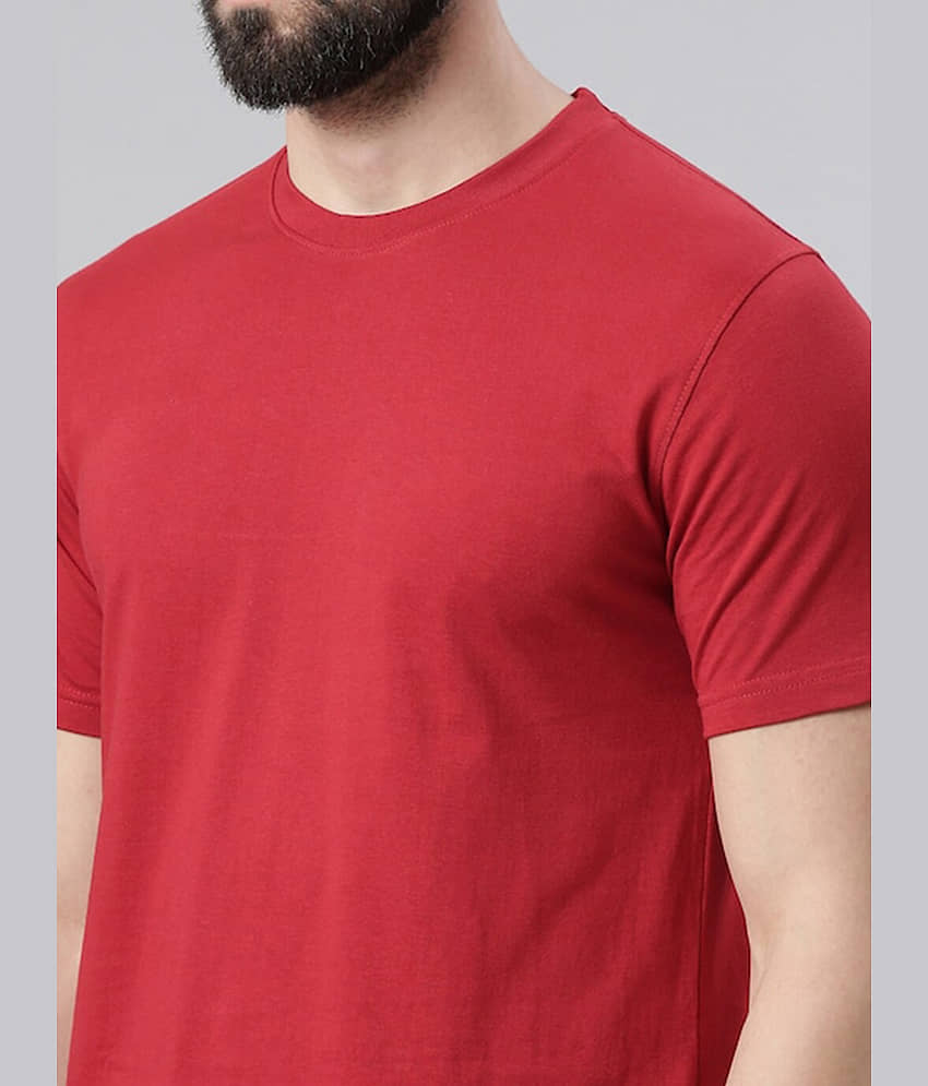 Veirdo Pack of 1 100% Cotton Regular Fit Men's T-Shirt ( Brown ) view 2