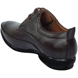 Tycoon Men's Lace Up Brown Derby Shoes view 2