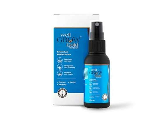 Brinton WellGrow gold hair serum 60 ml x Pack of 3 (180 ml)