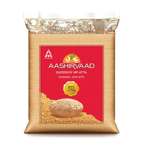 Aashirvaad Superior Whole Wheat Mp Atta, 2 Kg