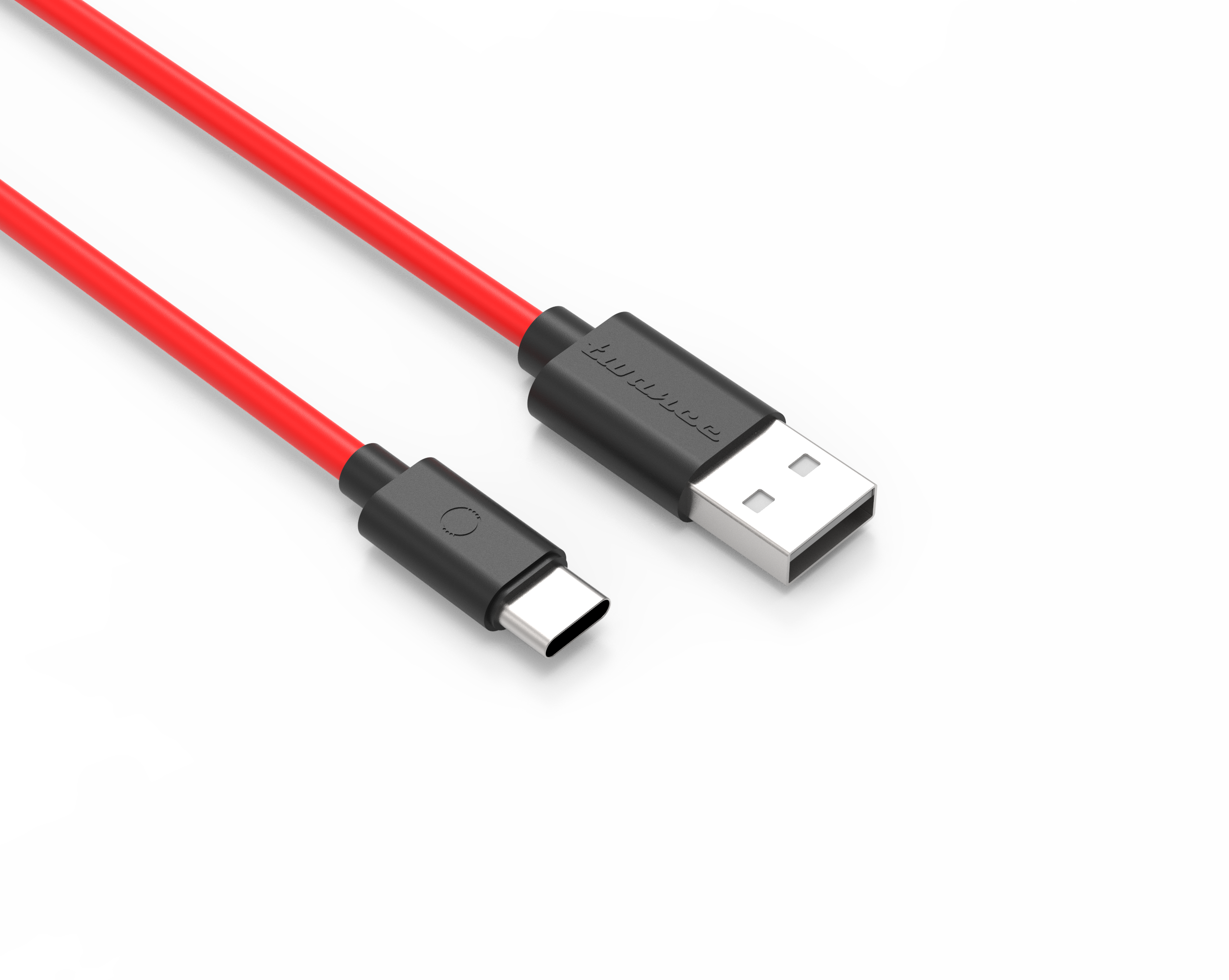 Twance T22R TPE - Type C to USB Charging & data transfer Cable, 1.5 M, Red view 2