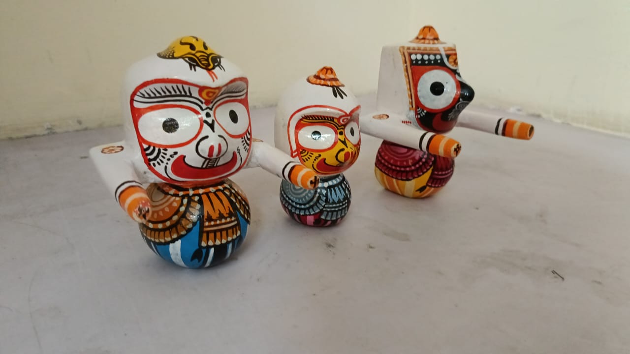 Wooden Doll White view 2