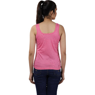 Nivcy Women Pink Tank Top/Vest Small view 2