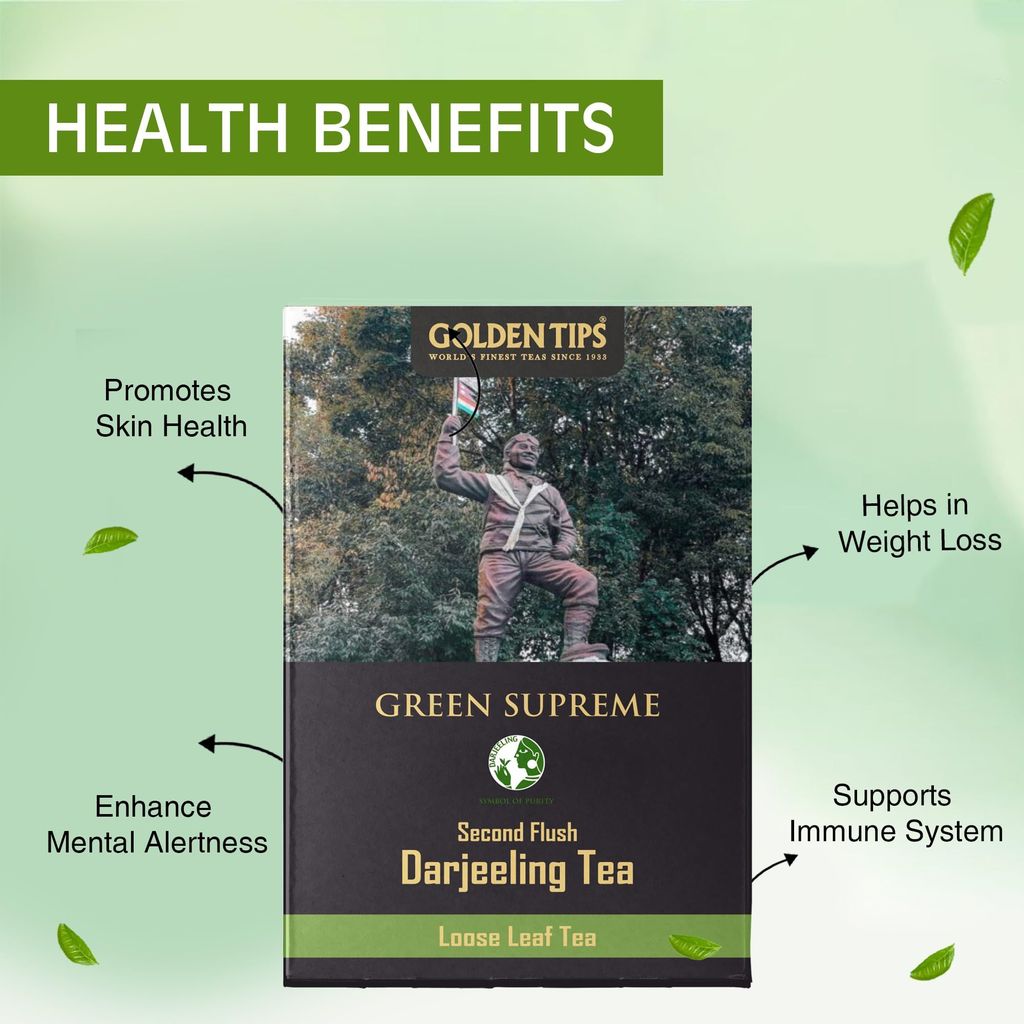 Golden Tips Green Supreme Darjeeling Green Tea Second Flush view 2