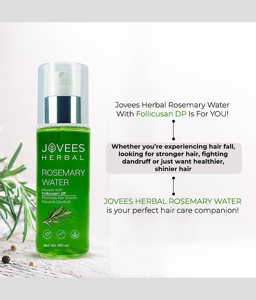 Jovees Herbal Rosemary Water Hair Spray with Follicusan DP For Hair Growth, 100ml (Pack of 1) view 2