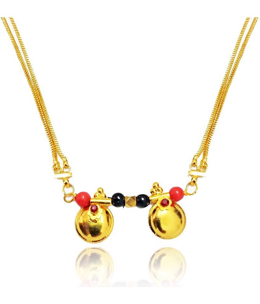 SHANKH-KRIVA Golden Mangalsutra ( Pack of 1 ) view 2