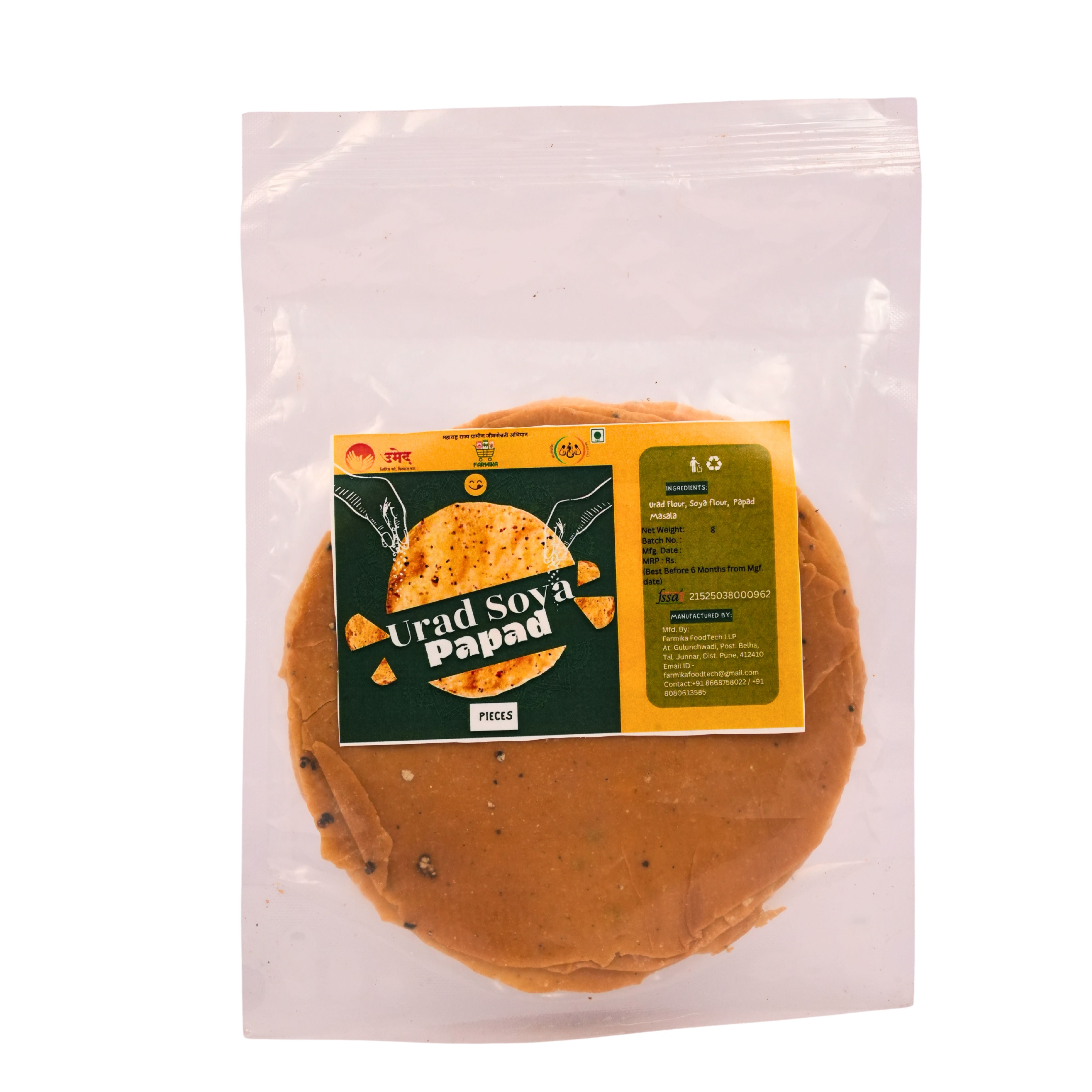 FARMIKA Urad Soya Papad