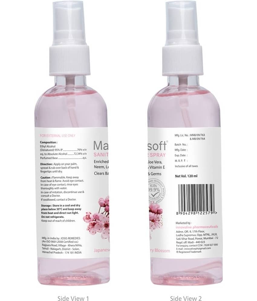 MAXISOFT - Antibacterial Hand Sanitizer 120 mL ( Pack of 10 ) view 2