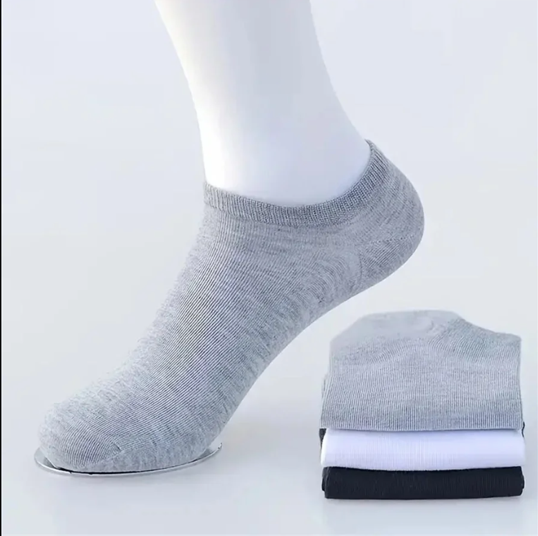 5 Pack Unisex Comfort-Fit Ankle Socks for All, Breathable & Lightweight - Ideal for Sports & Daily Wea view 2