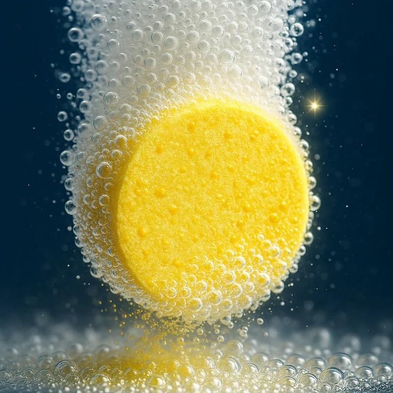LemonBlast Yellow Bubble Tablets 10 Count view 2