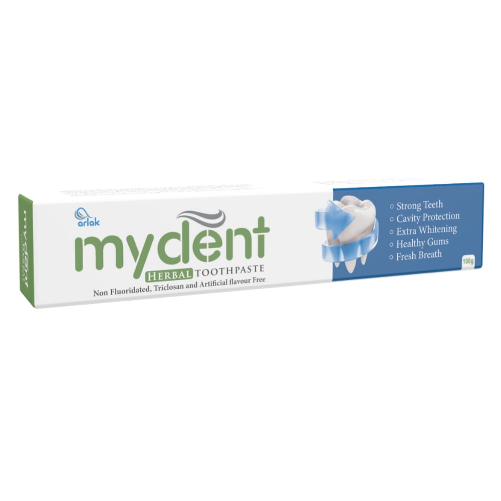 Arlak Mydent Herbal Toothpaste for strong teeth, Cavity Protection Toothpaste (100 g, Pack of 3) view 2