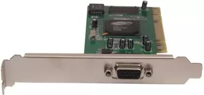 PCI VGA Card 32Bit PCI Express 2.0 Video Graphics Card for Enhanced Display view 2
