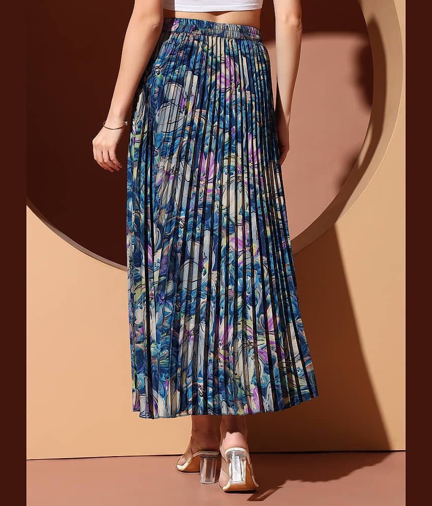 ZWERLON Multicolor Polyester Women's Divided Skirt ( Pack of 1 ) view 2