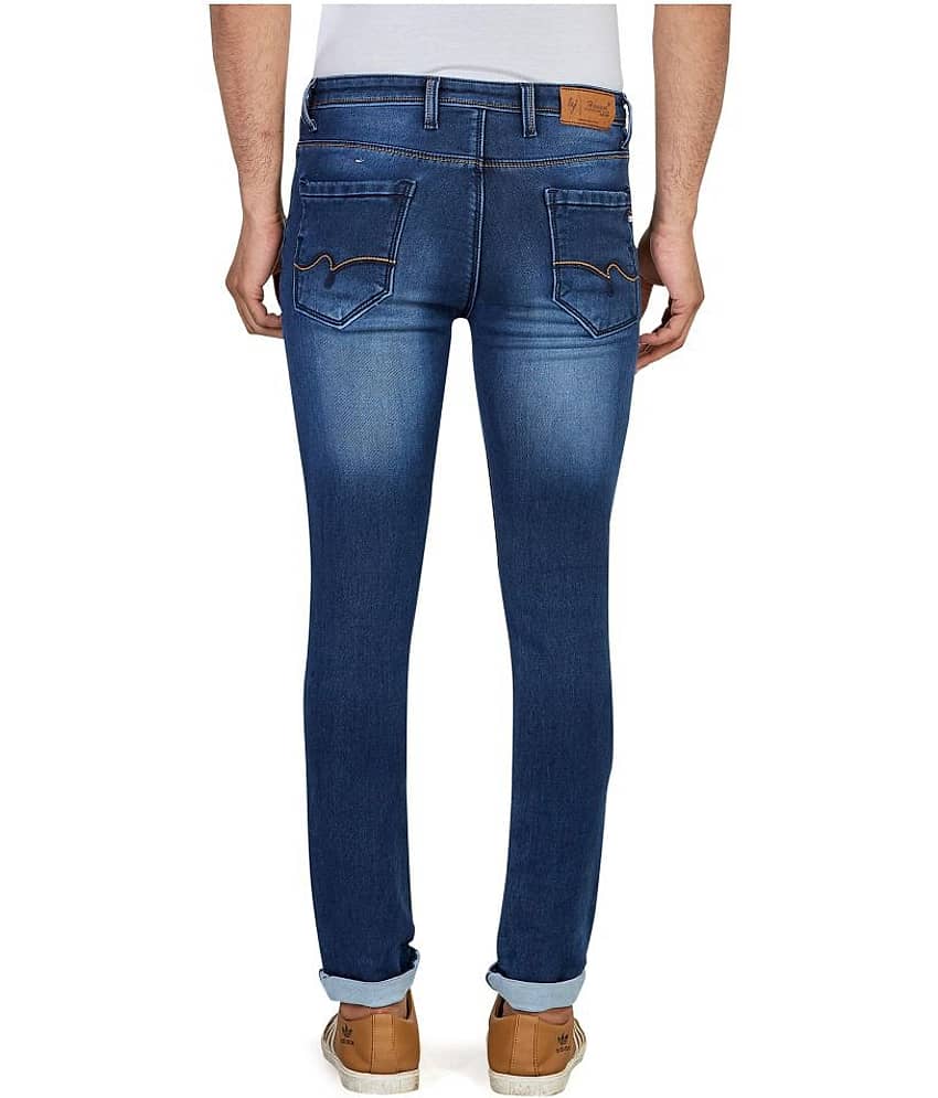 HJ HASASI Blue Regular Fit Jeans view 2