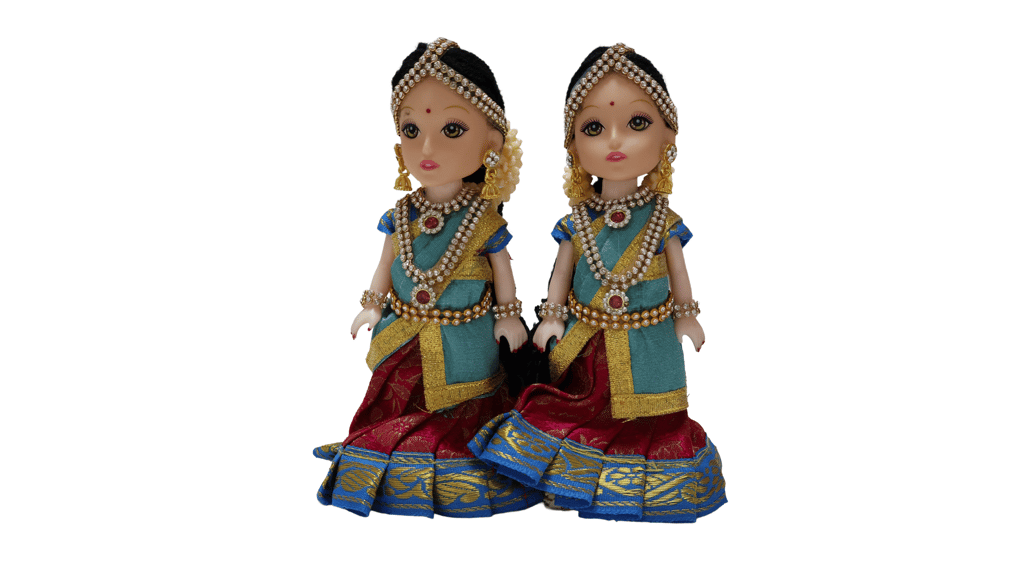 Traditional South Indian Decorative Dolls set view 2