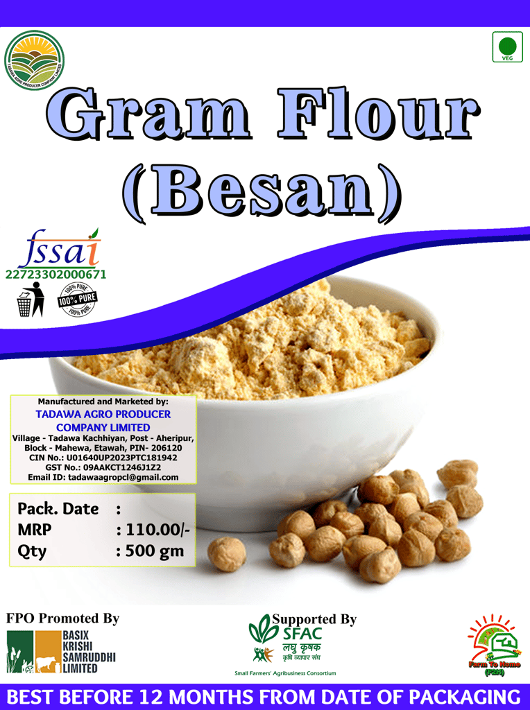 Gram Flour (Besan) | Channa Besan | 500 gm (pack of 5) view 2