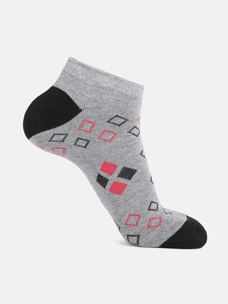 Kolor Fusion Men & Women Assorted Ankle Length Low Cut Cotton Socks (Pack of 4) view 2