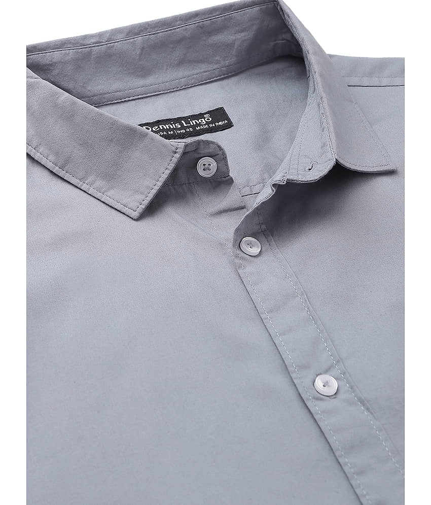 Dennis Lingo - Black 100% Cotton Slim Fit Men's Casual Shirt ( Pack of 1 ) view 2