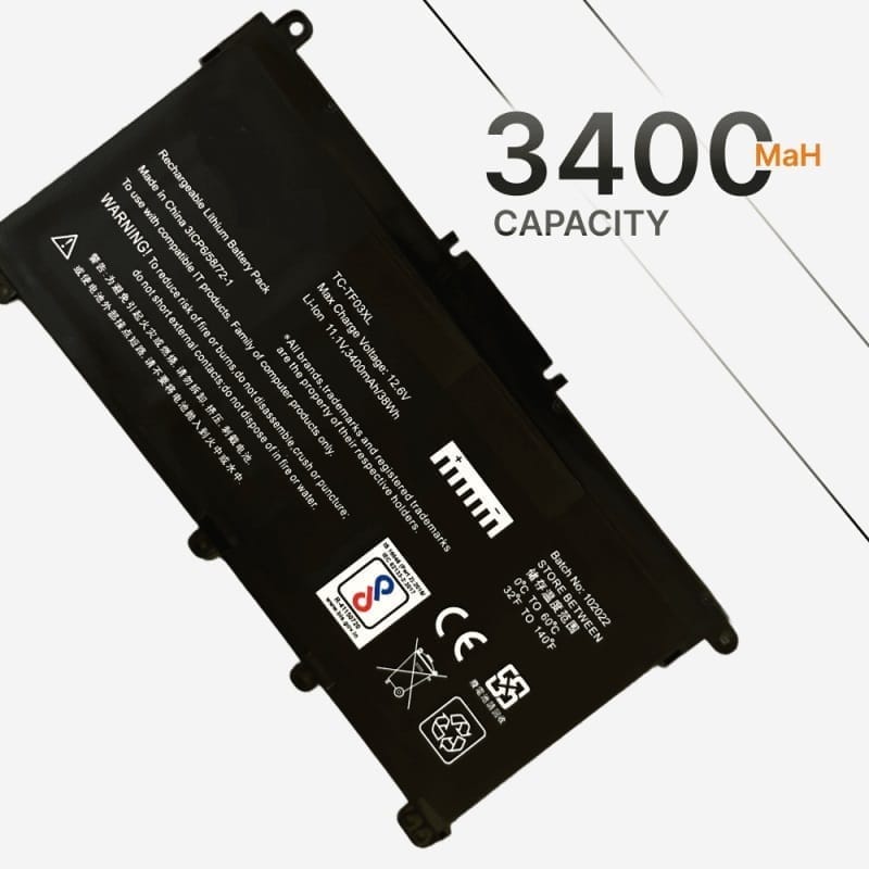 Laptop Battery HP TF03XL, Pavilion 14-BF101NO, Pavilion 14-BF101NP, Pavilion 14-BF101NX, Pavilion 14-BF101TU,Pavilion 14-BF101TX-Compatible view 2