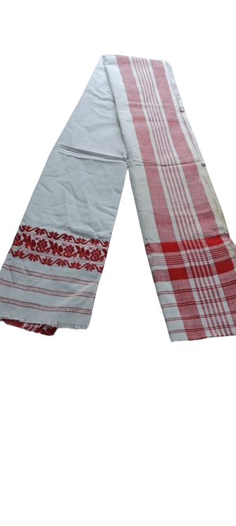 ASOMI ASSAMESE GAMUSHA view 2