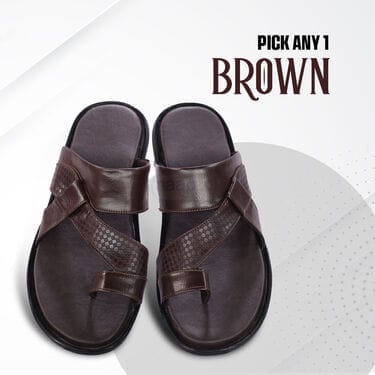 Pick Any 1 Extra Comfort Leatherite Sandals + Free Sports Watch (SW94) view 2