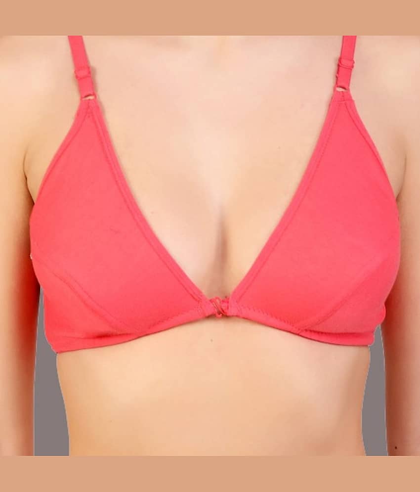 Zourt Cotton Non Padded Women's Everyday Bra ( Orange ) view 2