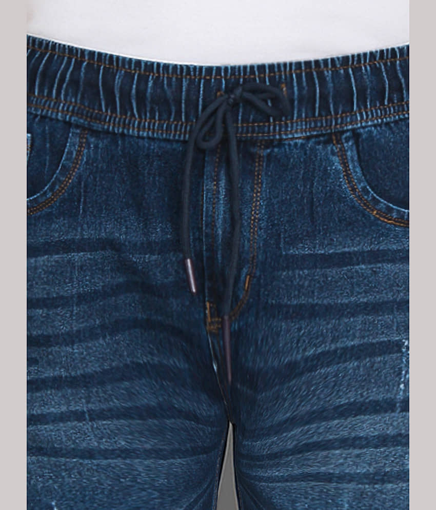 plounge Blue Denim Men's Shorts ( Pack of 1 ) view 2