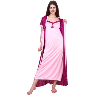 Kismat Fashion Sexy & Stylish Women Nighty Wth Robe view 2