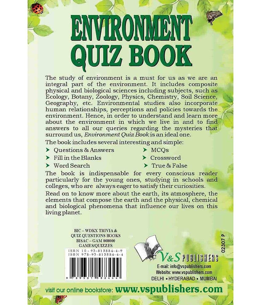 Environment Quiz Book view 2