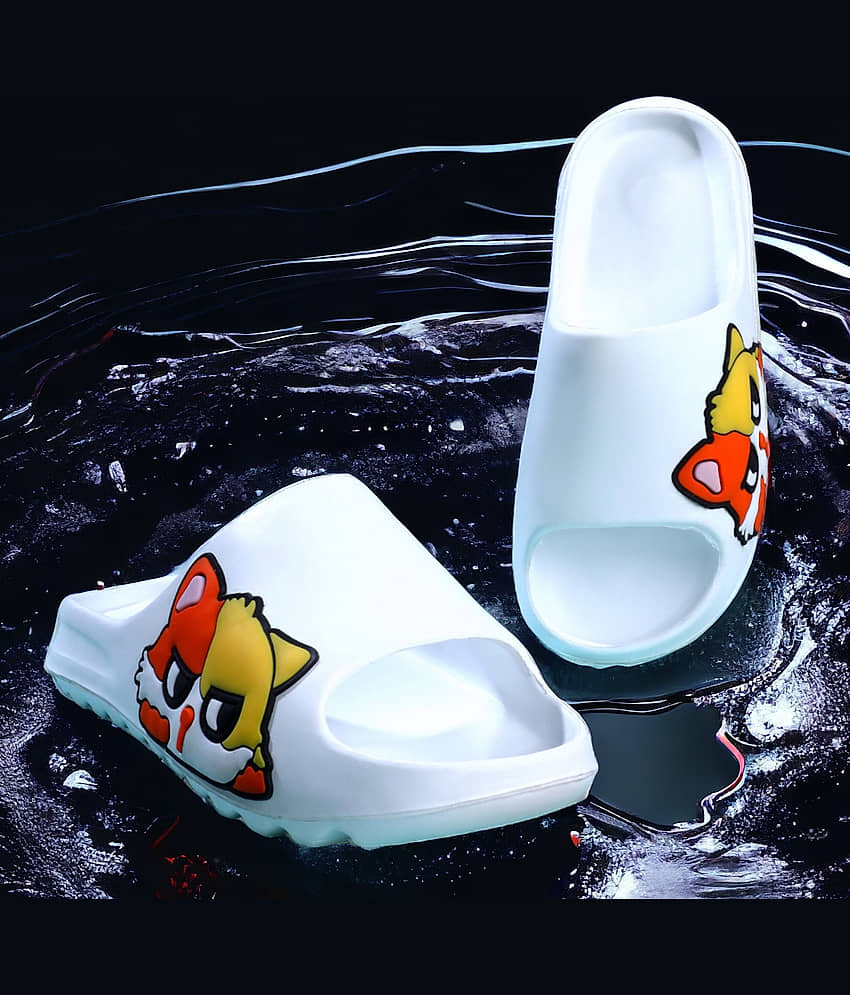 Pampy Angel White Men's Slide Flip flop