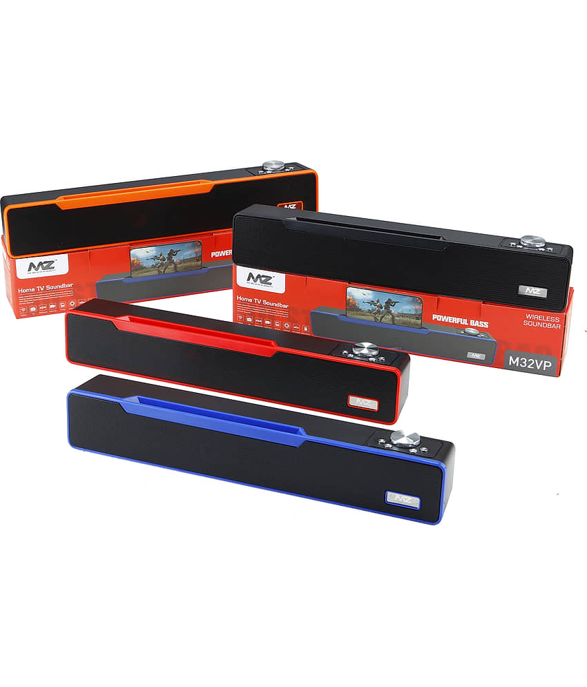MZ M32VP 10 W Bluetooth Speaker Bluetooth V 5.0 with SD card Slot Playback Time 6 hrs Blue view 2