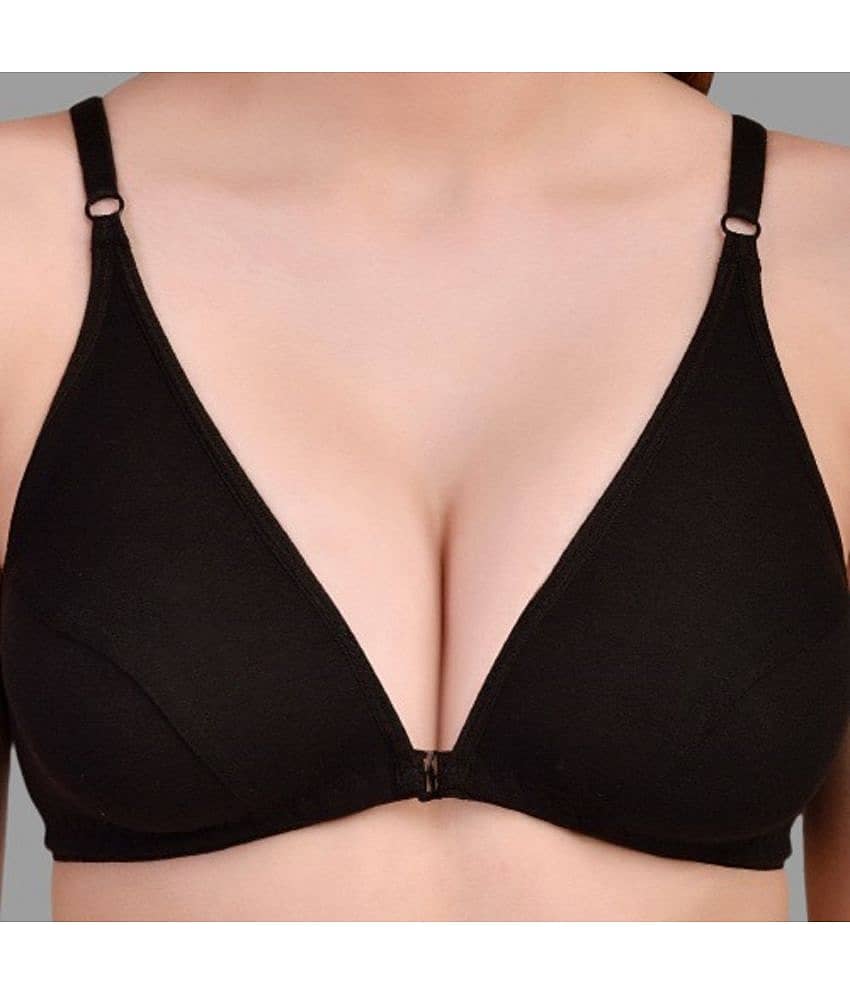 Desiprime Pack of 3 Cotton Non Padded Women's T-Shirt Bra ( Multicolor ) view 2