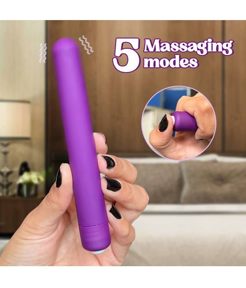 Soul Stick For Body Muscle Relaxation & Pain Relief With 5 Vibration, Purple Color (Pack of 1) view 2