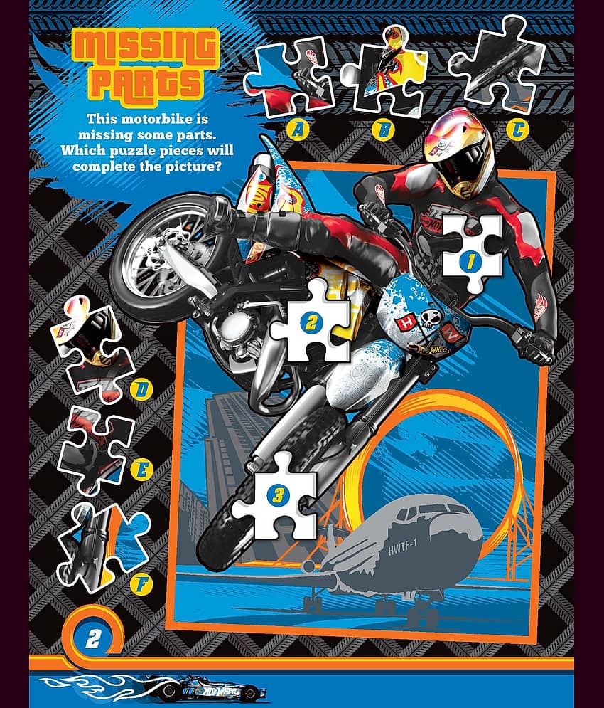 Hot Wheels Activity Book with Stickers view 2