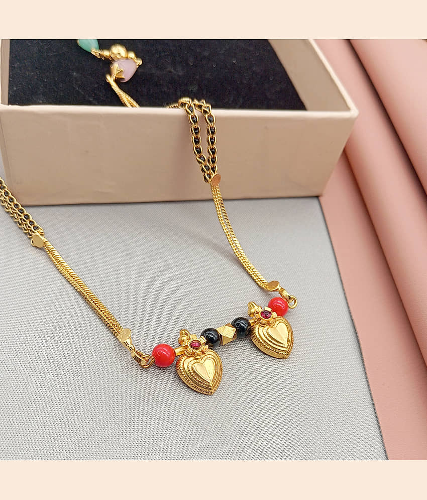 SHANKH-KRIVA Golden Mangalsutra ( Pack of 1 ) view 2